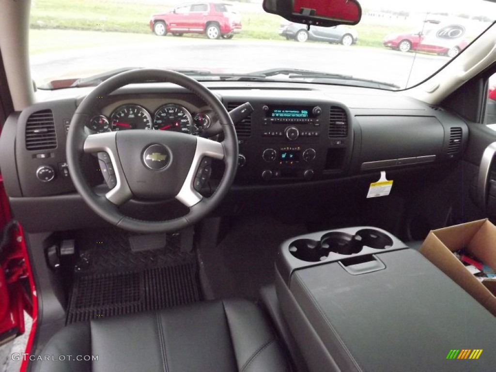 2012 Silverado 1500 LT Extended Cab 4x4 - Victory Red / Ebony photo #10