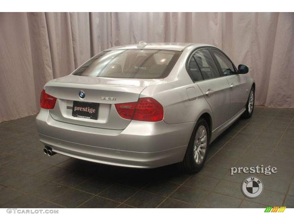 2009 3 Series 328xi Sedan - Titanium Silver Metallic / Black photo #5