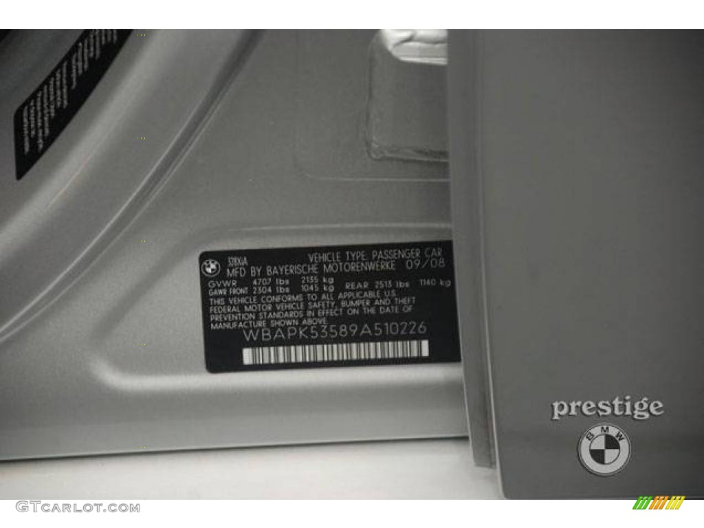 2009 3 Series 328xi Sedan - Titanium Silver Metallic / Black photo #10