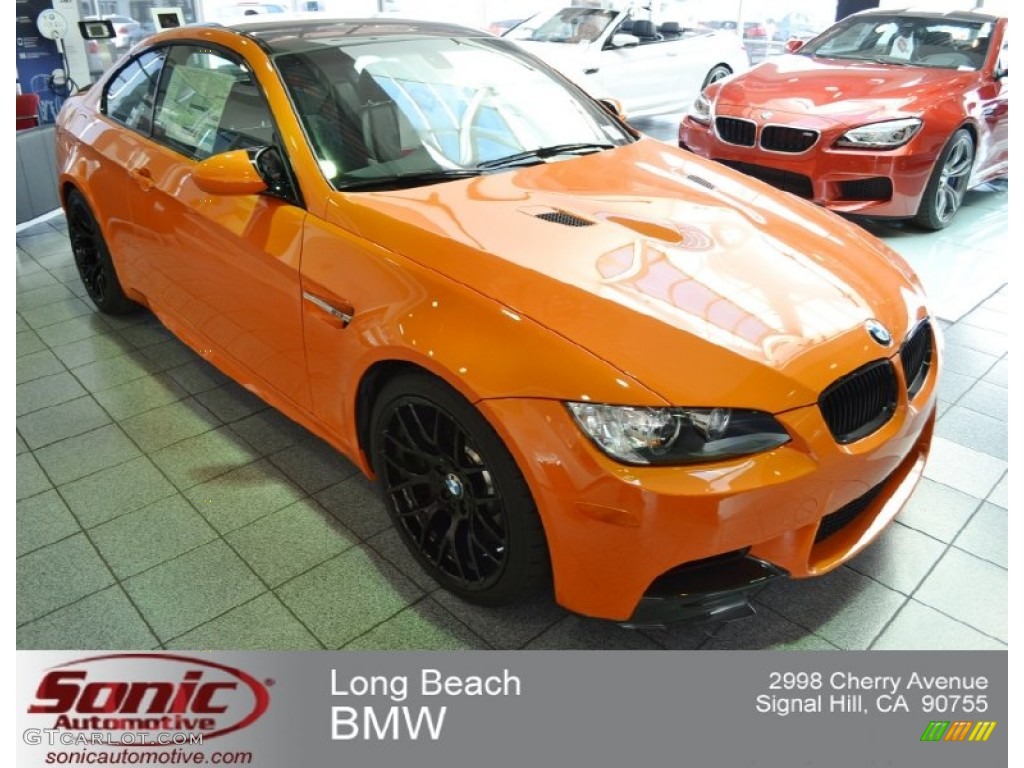 2013 M3 Lime Rock Edition Coupe - BMW Individual Fire Orange / Black photo #1