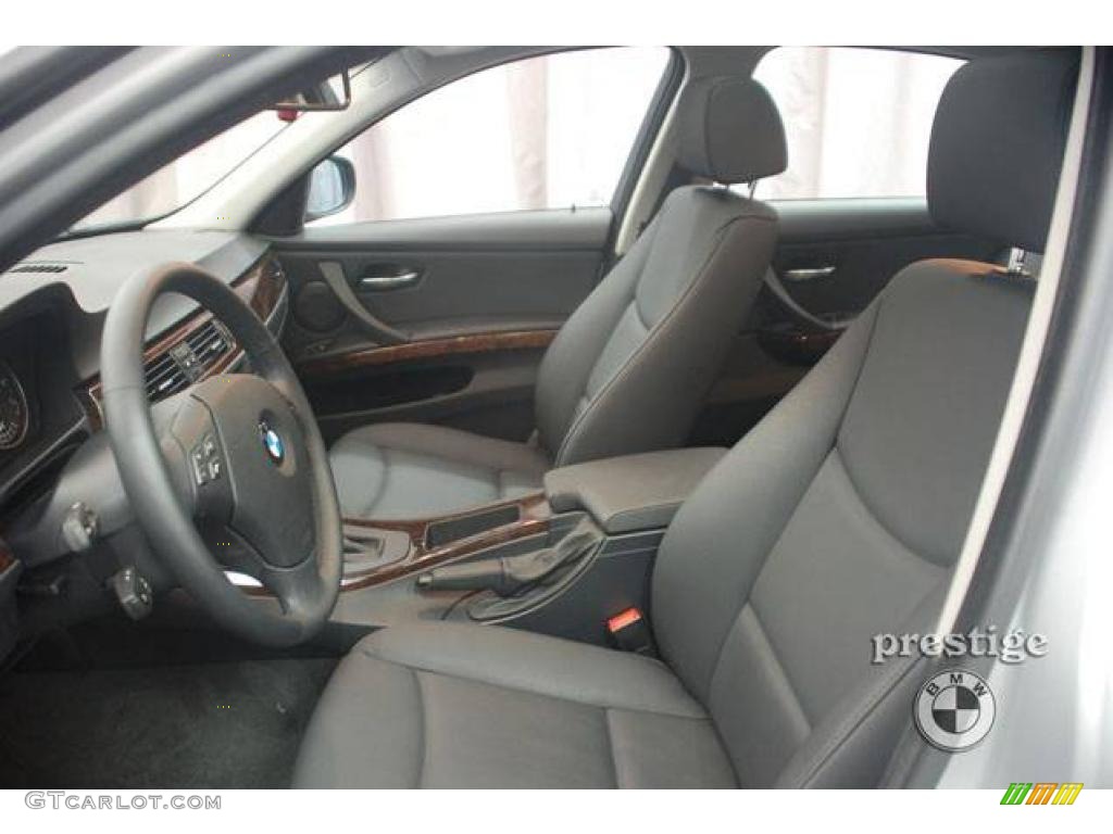2009 3 Series 328xi Sedan - Titanium Silver Metallic / Black photo #11