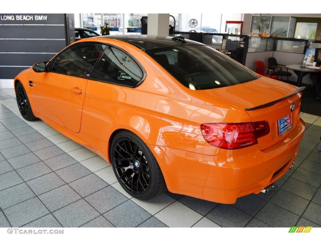 BMW Individual Fire Orange 2013 BMW M3 Lime Rock Edition Coupe Exterior Photo #72928852