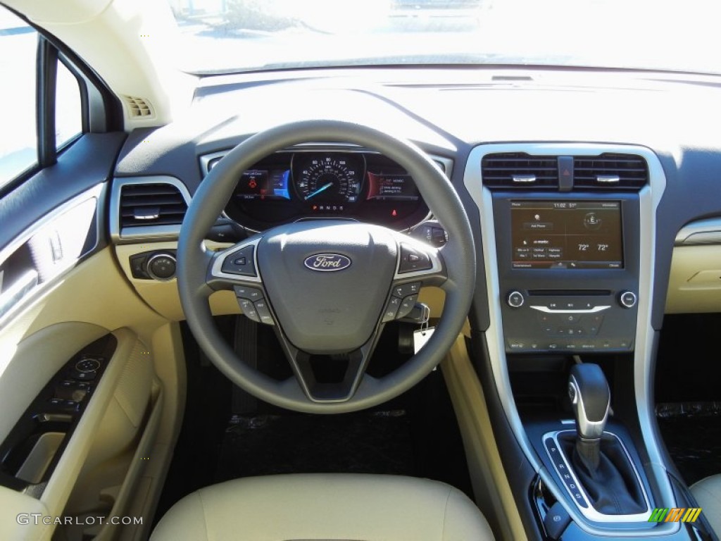 2013 Ford Fusion SE Dune Dashboard Photo #72928893