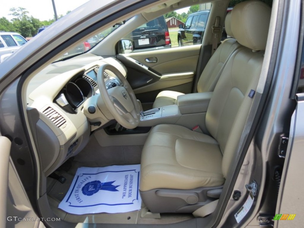 2009 Murano S AWD - Platinum Graphite Metallic / Beige photo #10