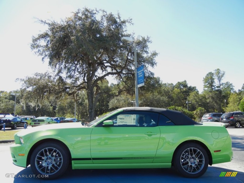 Gotta Have It Green 2013 Ford Mustang V6 Mustang Club of America Edition Convertible Exterior Photo #72929047