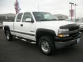 2001 Summit White Chevrolet Silverado 2500HD LS Extended Cab 4x4  photo #1