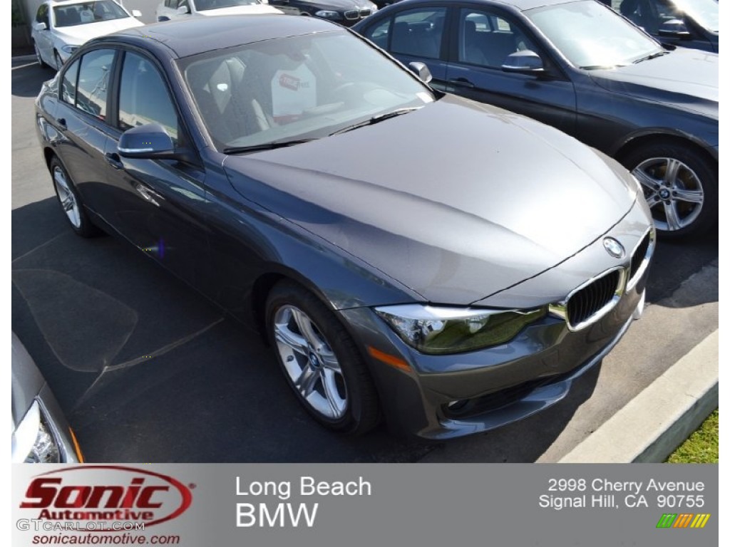 2013 3 Series 328i Sedan - Mineral Grey Metallic / Black photo #1