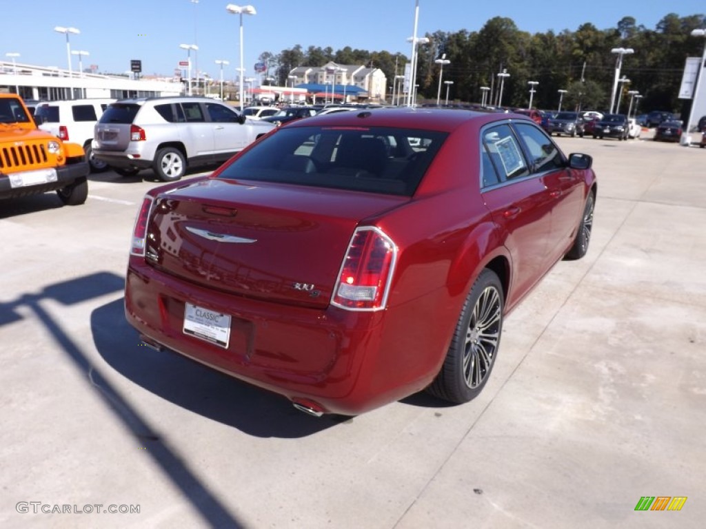 2013 300 S V6 - Deep Cherry Red Crystal Pearl / Black photo #5