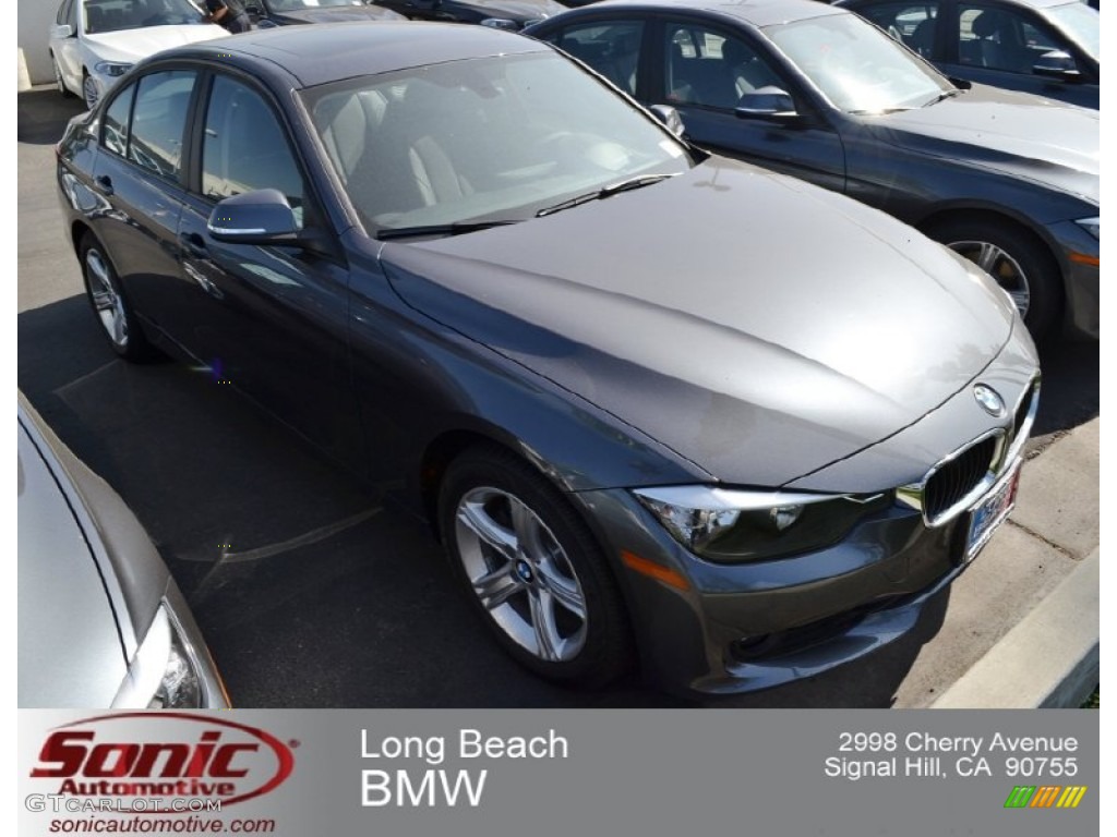 2013 3 Series 328i Sedan - Mineral Grey Metallic / Black photo #1