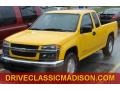 Yellow 2004 Chevrolet Colorado LS Extended Cab
