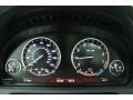 Ivory White/Black Nappa Leather Gauges Photo for 2010 BMW 5 Series #72931363