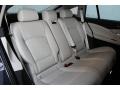 2010 BMW 5 Series Ivory White/Black Nappa Leather Interior Rear Seat Photo