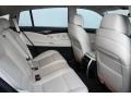 2010 BMW 5 Series Ivory White/Black Nappa Leather Interior Interior Photo