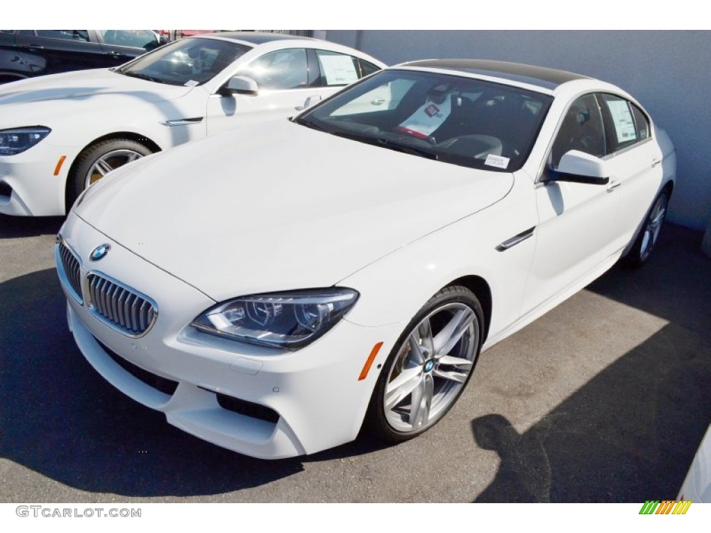 2013 6 Series 650i Gran Coupe - Alpine White / Black photo #9
