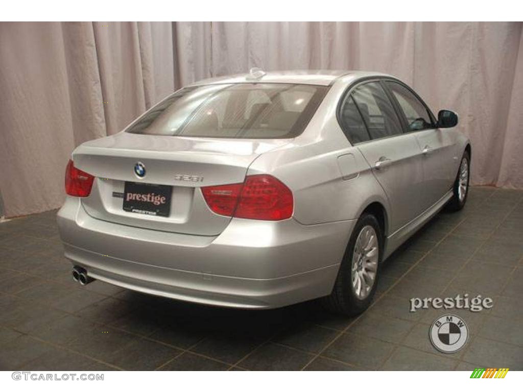 2009 3 Series 328xi Sedan - Titanium Silver Metallic / Black photo #5