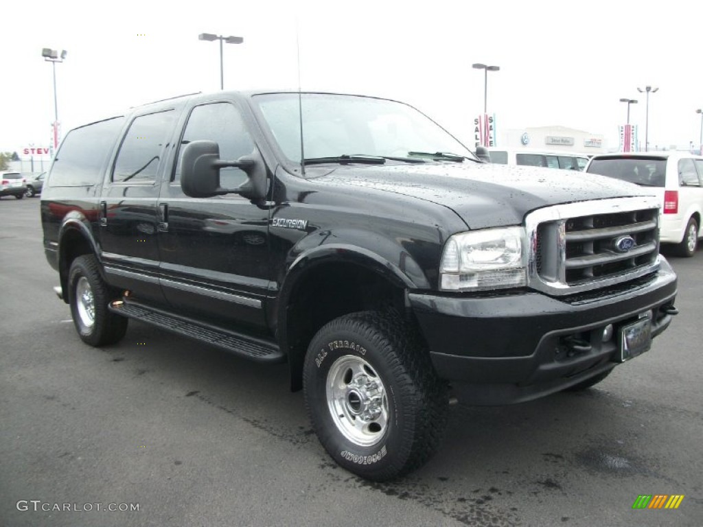 Black 2003 Ford Excursion Limited 4x4 Exterior Photo #72932000