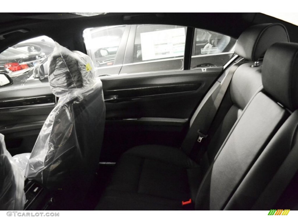 2013 7 Series 740i Sedan - Dark Graphite Metallic II / Black photo #8