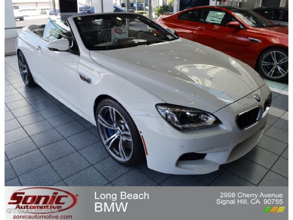 2013 M6 Convertible - Alpine White / Black photo #1