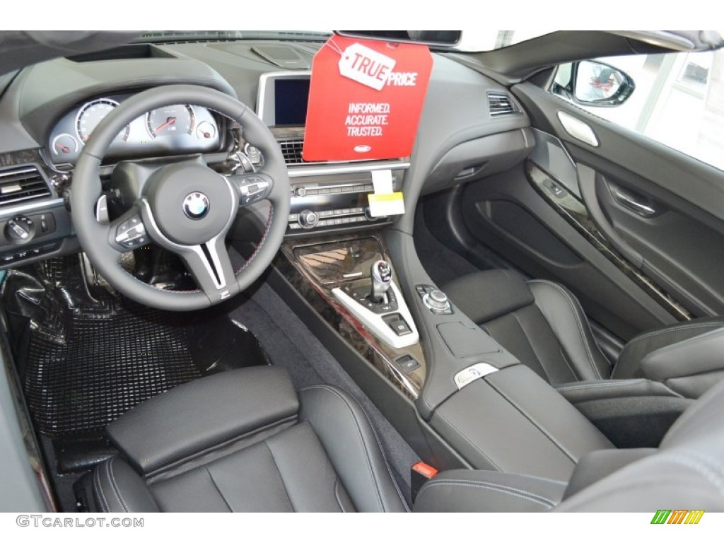 Black Interior 2013 BMW M6 Convertible Photo #72932182