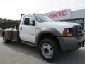 Oxford White 2005 Ford F550 Super Duty XL Crew Cab Chassis Utility