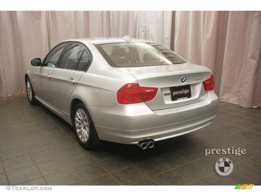 2009 3 Series 328xi Sedan - Titanium Silver Metallic / Black photo #3