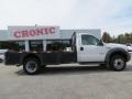 2005 Oxford White Ford F550 Super Duty XL Crew Cab Chassis Utility  photo #8