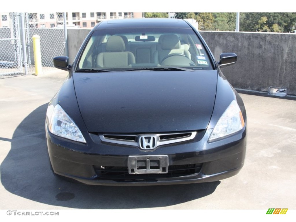 2003 Accord EX V6 Sedan - Nighthawk Black Pearl / Black photo #2