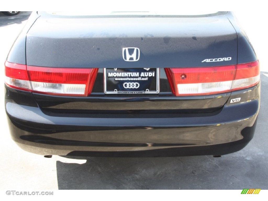 2003 Accord EX V6 Sedan - Nighthawk Black Pearl / Black photo #6