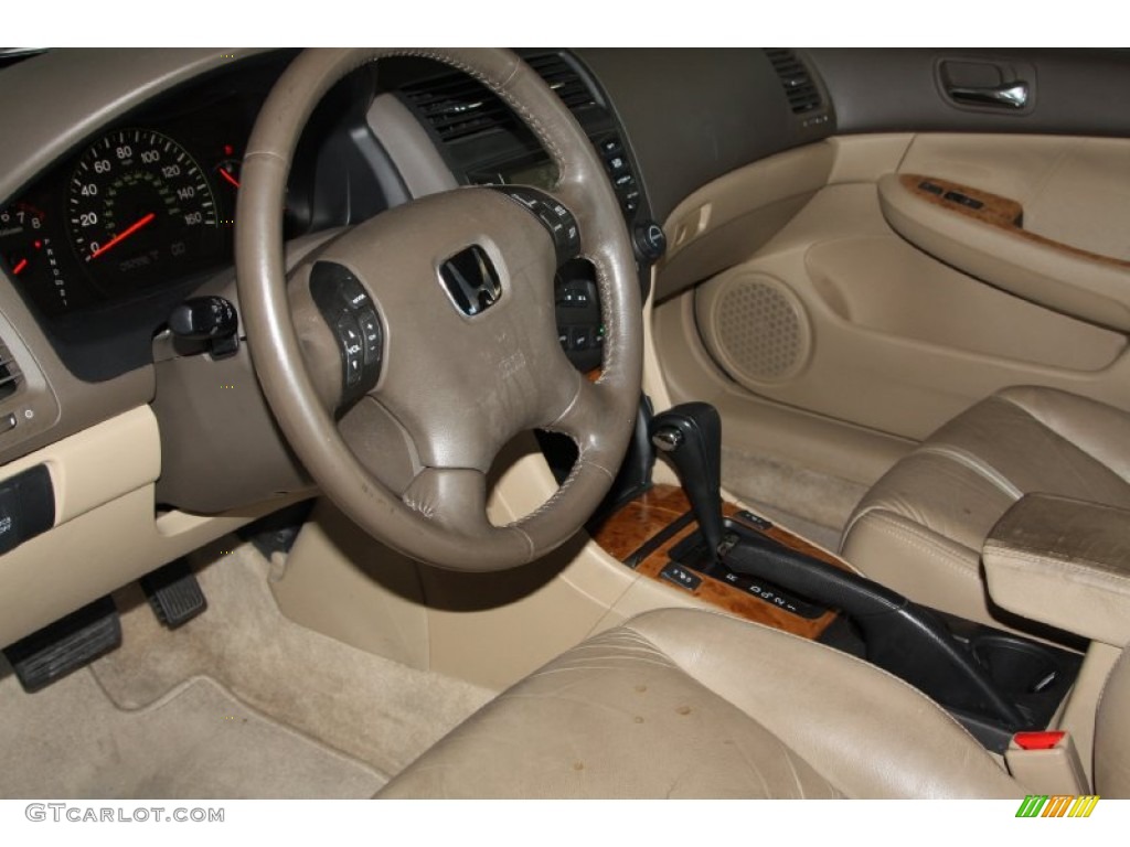 2003 Accord EX V6 Sedan - Nighthawk Black Pearl / Black photo #9