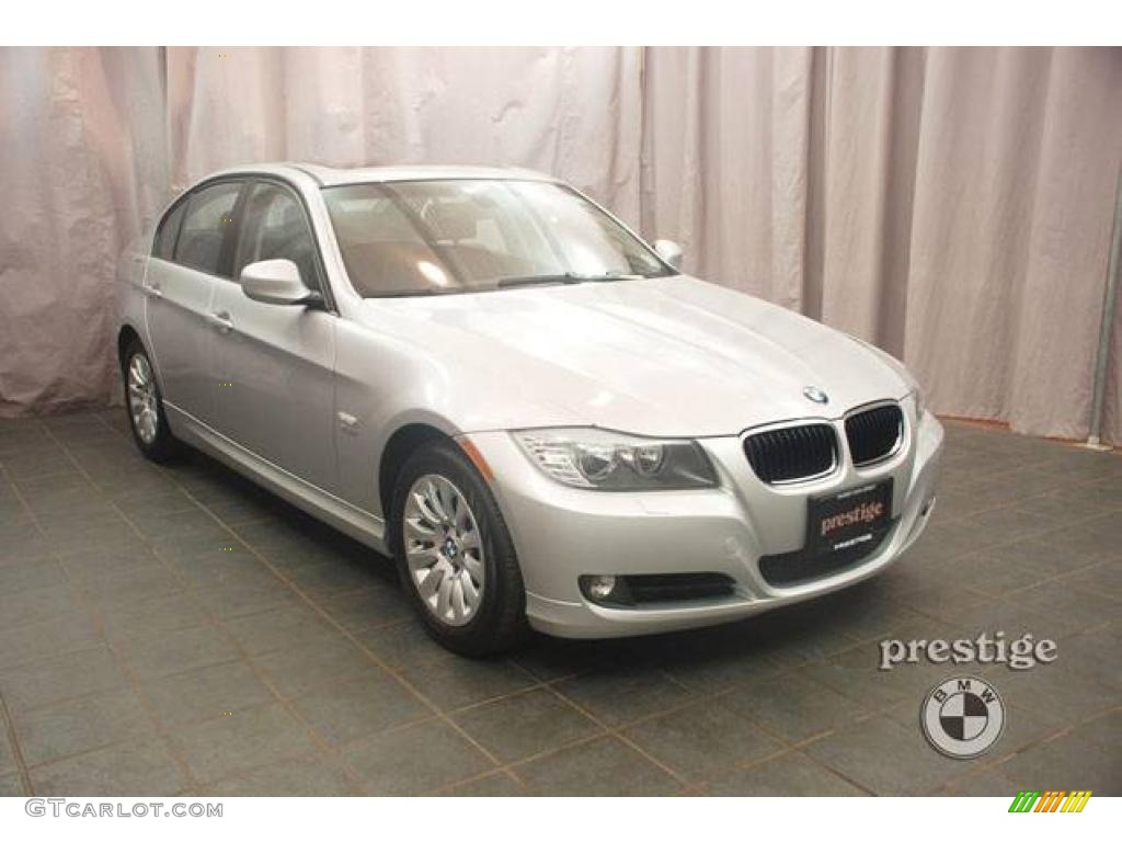 2009 3 Series 328xi Sedan - Titanium Silver Metallic / Black photo #7