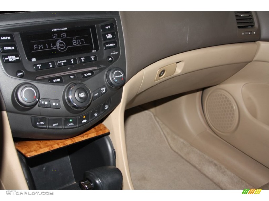 2003 Accord EX V6 Sedan - Nighthawk Black Pearl / Black photo #13