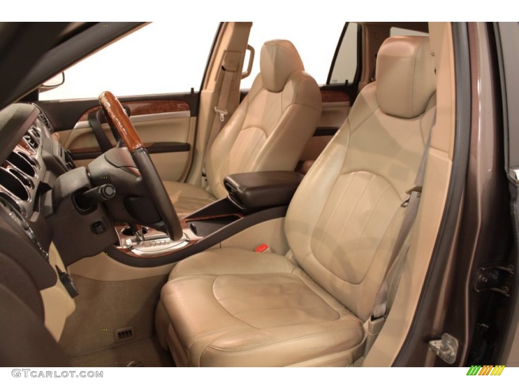 2009 Enclave CXL AWD - Cocoa Metallic / Cocoa/Cashmere photo #8