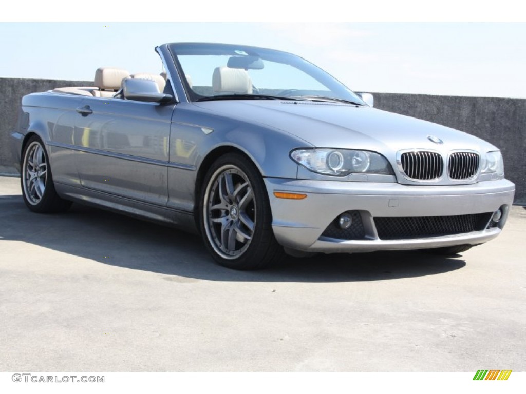 2004 3 Series 330i Convertible - Silver Grey Metallic / Sand photo #1