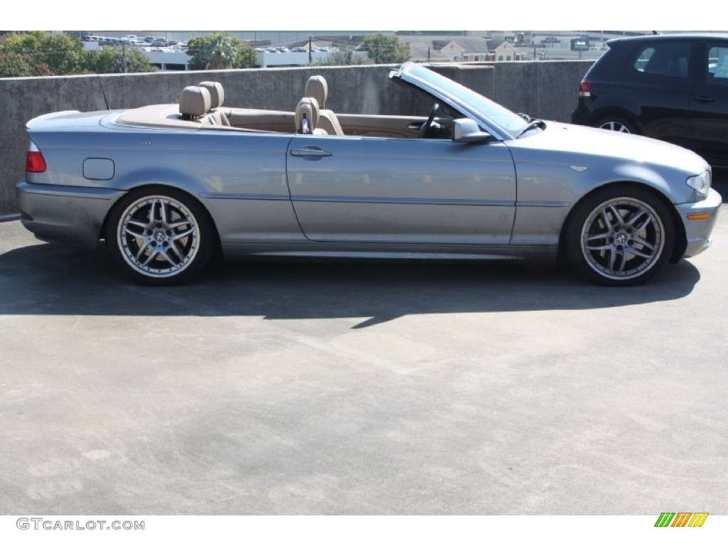 2004 3 Series 330i Convertible - Silver Grey Metallic / Sand photo #6