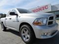 2012 Bright Silver Metallic Dodge Ram 1500 Express Quad Cab  photo #1