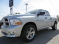 2012 Bright Silver Metallic Dodge Ram 1500 Express Quad Cab  photo #3