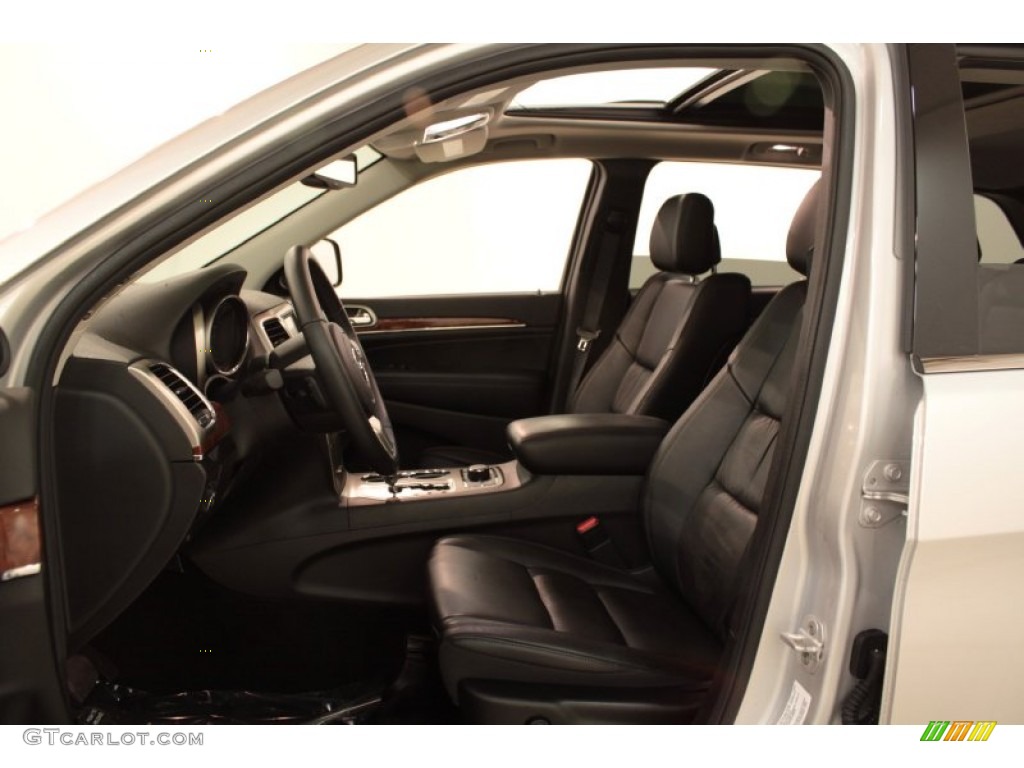 Black Interior 2012 Jeep Grand Cherokee Limited 4x4 Photo #72935379
