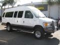 Oxford White - E Series Van E350 Passenger Commercial 4x4 Photo No. 1
