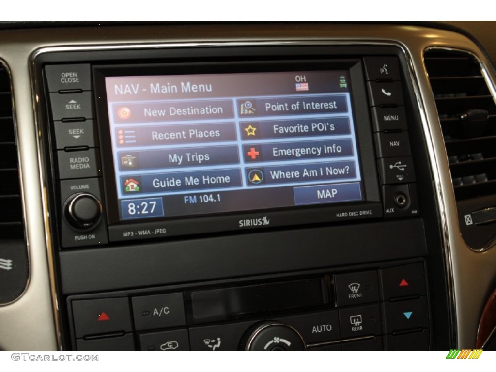2012 Jeep Grand Cherokee Limited 4x4 Controls Photo #72935487