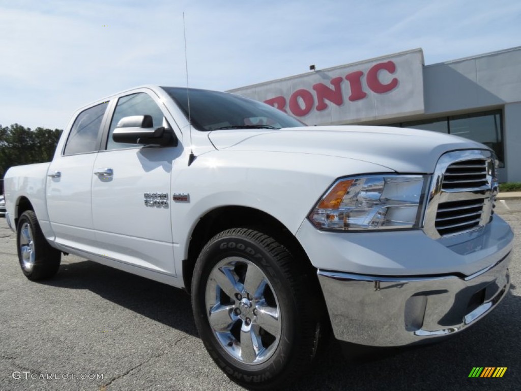 2013 1500 Big Horn Crew Cab - Bright White / Canyon Brown/Light Frost Beige photo #1