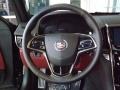 Morello Red/Jet Black Accents 2013 Cadillac ATS 3.6L Performance Steering Wheel