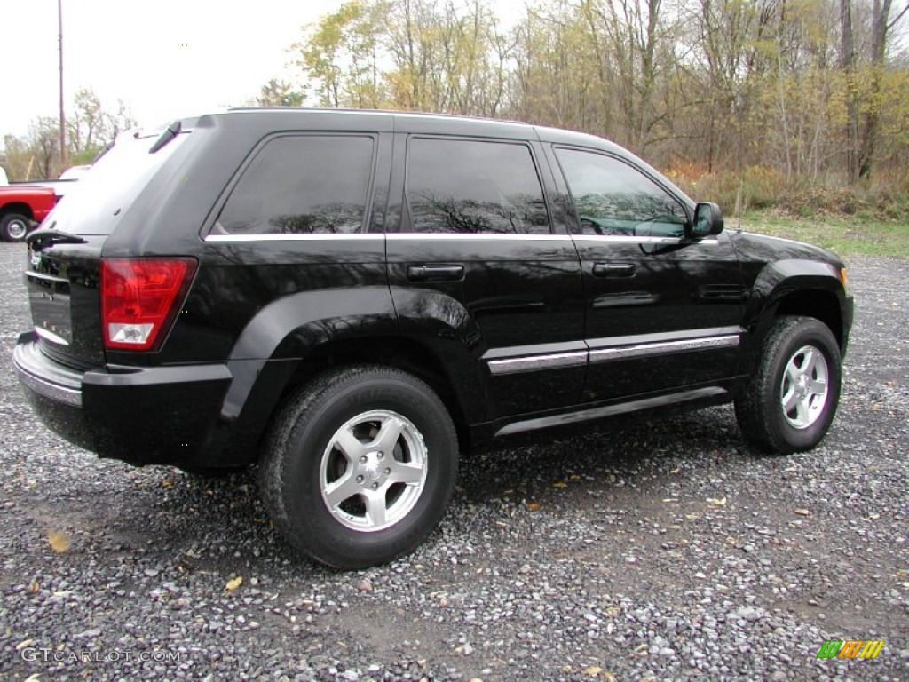 2006 Grand Cherokee Limited 4x4 - Black / Dark Khaki/Light Graystone photo #10