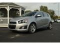 Silver Ice Metallic - Sonic LTZ Hatch Photo No. 1