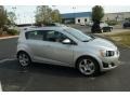 Silver Ice Metallic - Sonic LTZ Hatch Photo No. 3