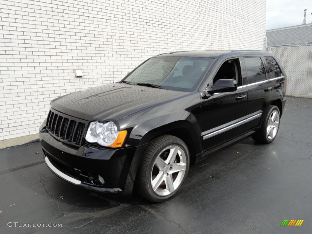 Black 2008 Jeep Grand Cherokee SRT8 4x4 Exterior Photo #72937474