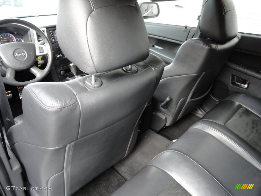 Dark Slate Gray Interior 2008 Jeep Grand Cherokee SRT8 4x4 Photo #72937656