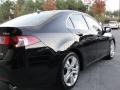 2010 Crystal Black Pearl Acura TSX V6 Sedan  photo #8