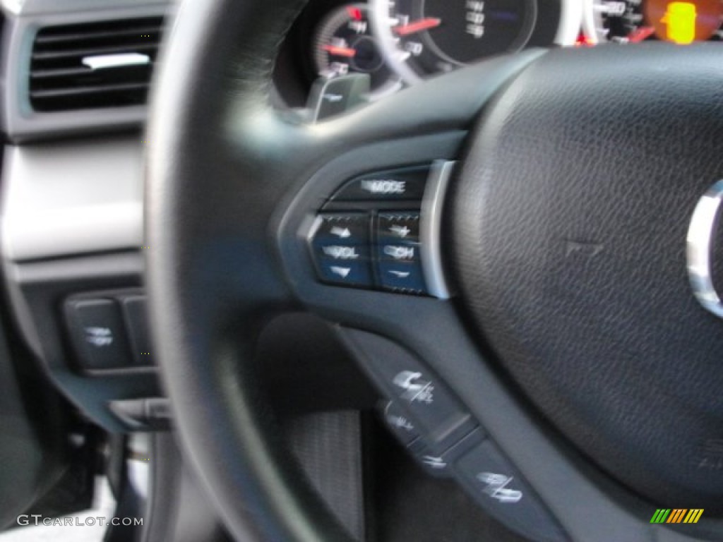 2010 TSX V6 Sedan - Crystal Black Pearl / Ebony photo #14