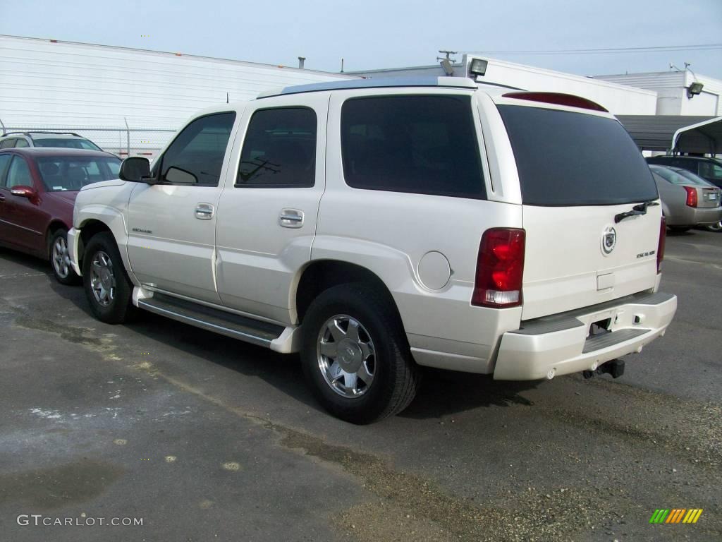 2003 Escalade AWD - White Diamond / Shale photo #2