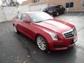 2013 Crystal Red Tintcoat Cadillac ATS 2.5L Luxury  photo #3